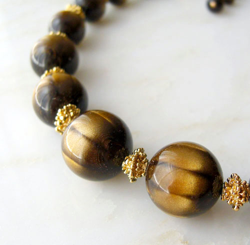 （画像用） クラウンTrifari ネックレス＆イヤリングセット