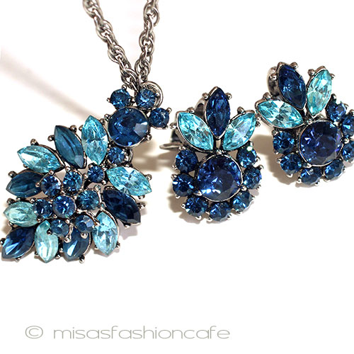 （画像用） Trifariトリファリ　SET ブルーRSフローラル