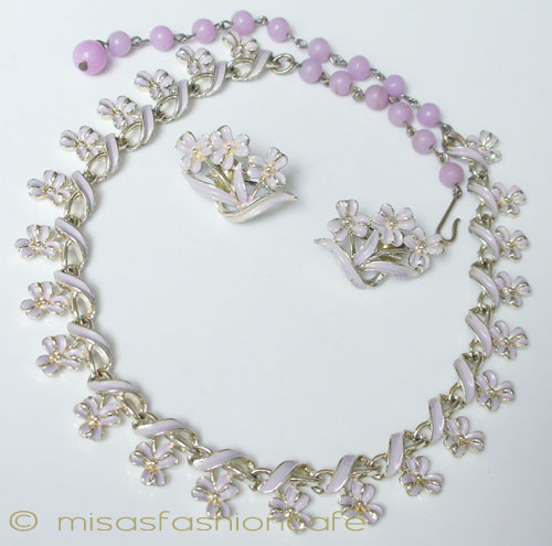 （画像用） Coro コロ 刻印 　薄紫の小花　セット