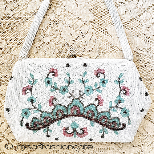 ヴィンテージ刺繍バッグ ベルギー製Saks5thAve - ウインドウを閉じる