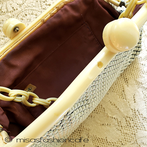 （画像用） アンティークバッグ　 Whiting & Davis