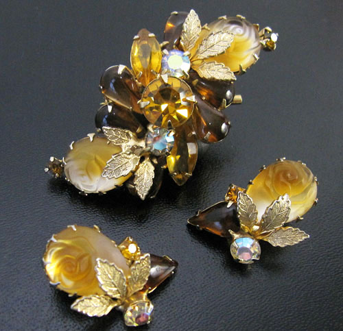 （画像用） ブローチ・イヤリングセット