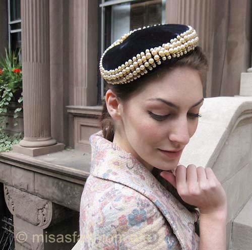 （画像用） ヴィンテージ　ハット パール