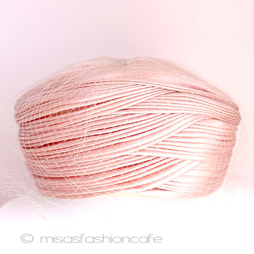 （画像用） ヴィンテージ　ハット ピンク＆チュール