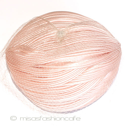 （画像用） ヴィンテージ　ハット ピンク＆チュール