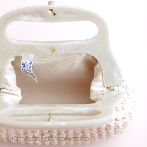 （画像用） ビンテージバッグ イタリア製　かご