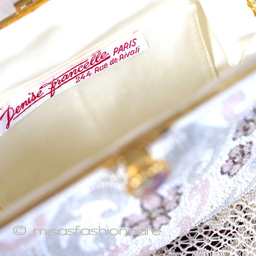 （画像用） ヴィンテージ　バッグ　 パリ仏製　ビーズ刺繍