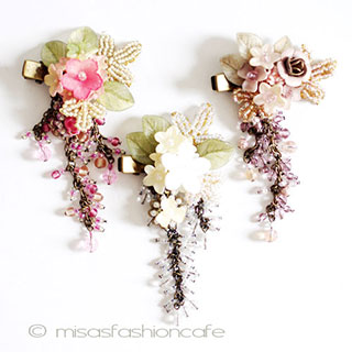 ヘアーアクセサリー パーティー　ブーケ
