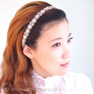 ビジューヘアバンド再販！