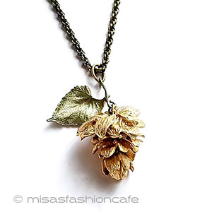 マイケルミショー ホップの花ネックレス