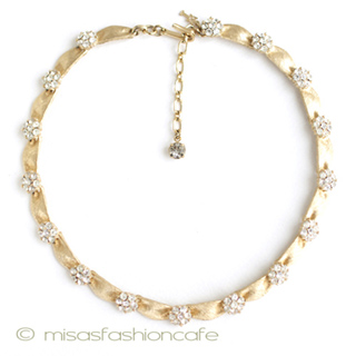 Trifari　 トリファリ RSの花　ネックレス