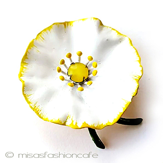 ヴィンテージアクセサリー ロバート　花ブローチ