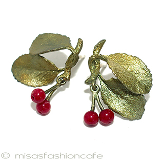 Michaud ピアス チェリー