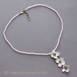 Michaud ネックレス ハナミズキのお花