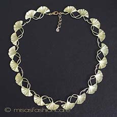 Michaudネックレス イチョウの葉 再販! Michaudネックレス イチョウの葉 再販!
