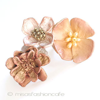 マイケルミショー　リング ハナミズキの花　再販！