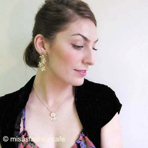 Michaud ピアス ゼラニウム