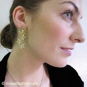 Michaud ピアス ゼラニウム