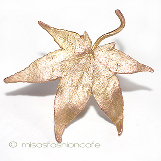 マイケルミショー 再販！ 紅葉もみじ　ブローチ