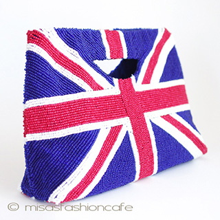 ＭＯＹＮＡ.NY　モイナ 全面ビーズ刺繍　バッグ