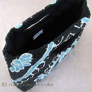 MOYNA モイナ バッグ ブルーレーシー