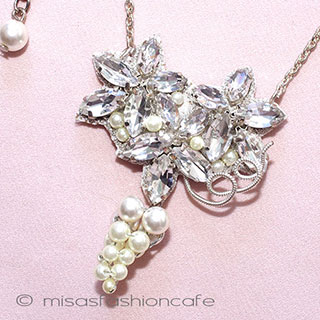 ＳＰＡＲＫＬ　ネックレス シェルパールの葡萄