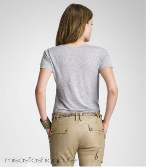 TORY BURCH 　Tシャツ（グレー・S）