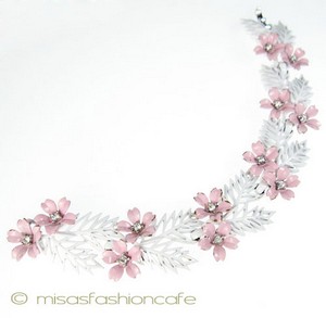 クラウントリファリ Trifari ピンクのお花