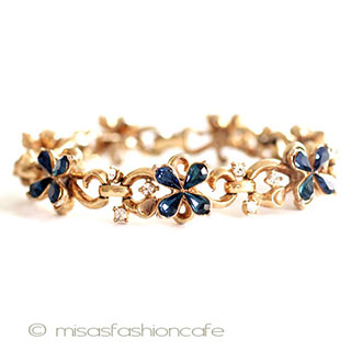 Trifari トリファリ お花 ブレスレット Trifari トリファリ お花 ブレスレット
