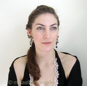 Lois Ann イヤリング 豪華 フレンチジェット