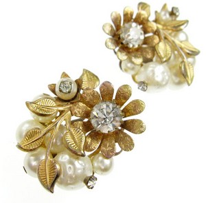 Beaujewels お花イヤリング Beaujewels お花イヤリング