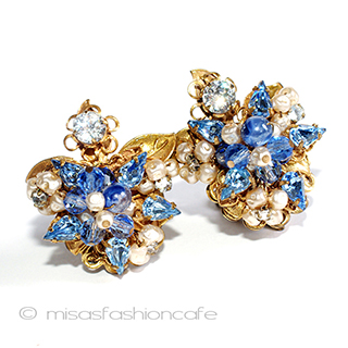 Ｒｏｂｅｒｔ　イヤリング バロックパールRSの花