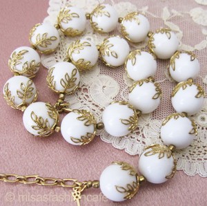Ｔｒｉｆａｒｉ　 トリファリ 　金葉 ネックレス
