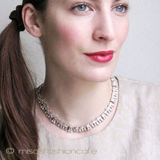 Trifari トリファリ クリスタル ネックレス
