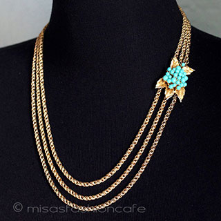 Ｔｒｉｆａｒｉ　 トリファリ 紫陽花　ネックレス