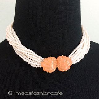 Trifari　 トリファリ パール12連ネックレス