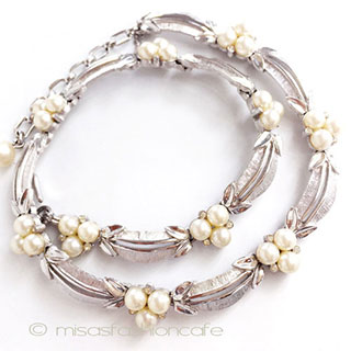 Ｔｒｉｆａｒｉ　 トリファリ パール花　 ネックレス