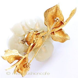 Ｖｅｎｄｏｍｅ　ヴァンドーム ローズのお花　ブローチ