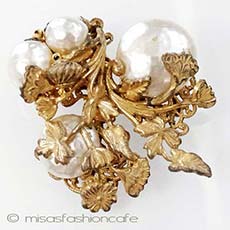 Miriam Haskell ミリアムハスケルブローチ