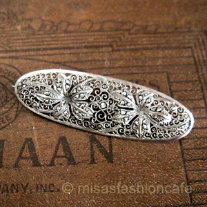 SterｌingSilver 銀製 マーカサイト ブローチ