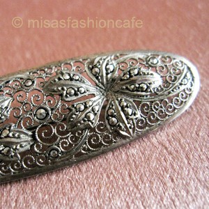 SterｌingSilver 銀製 マーカサイト ブローチ