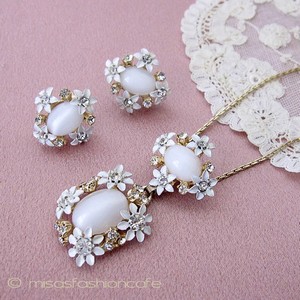 エナメル白いお花セット