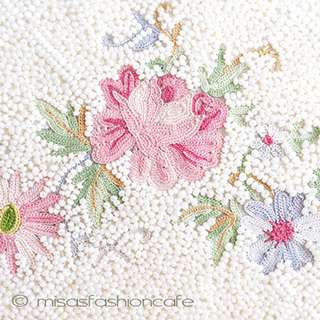 ヴィンテージバッグ　 仏製ビーズ総刺繍
